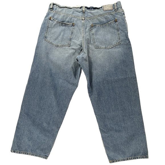 Vintage Levis SilverTab Jeans Mens 40x30 Blue Baggy Fit Denim 90s Y2K - Picture 2 of 8